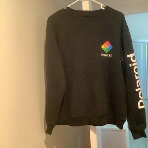 Size sweatshirt sweater black Polaroid size medium m A sample shot of Polaroid